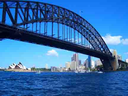 Sydney Harbour Bridge (I climbed that!!)