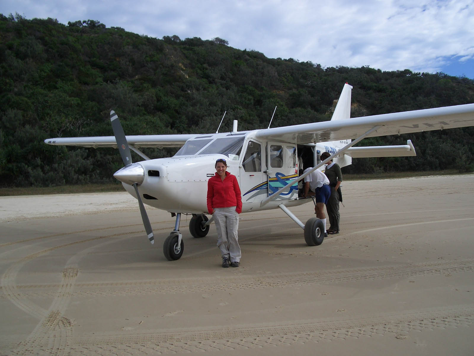 Me on a very very small plane!