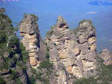 The three sisters in the Blue Mountains