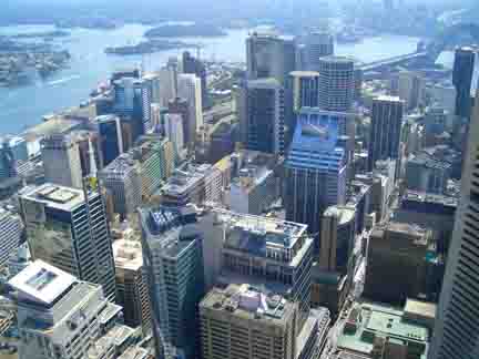 Sydney from very high up