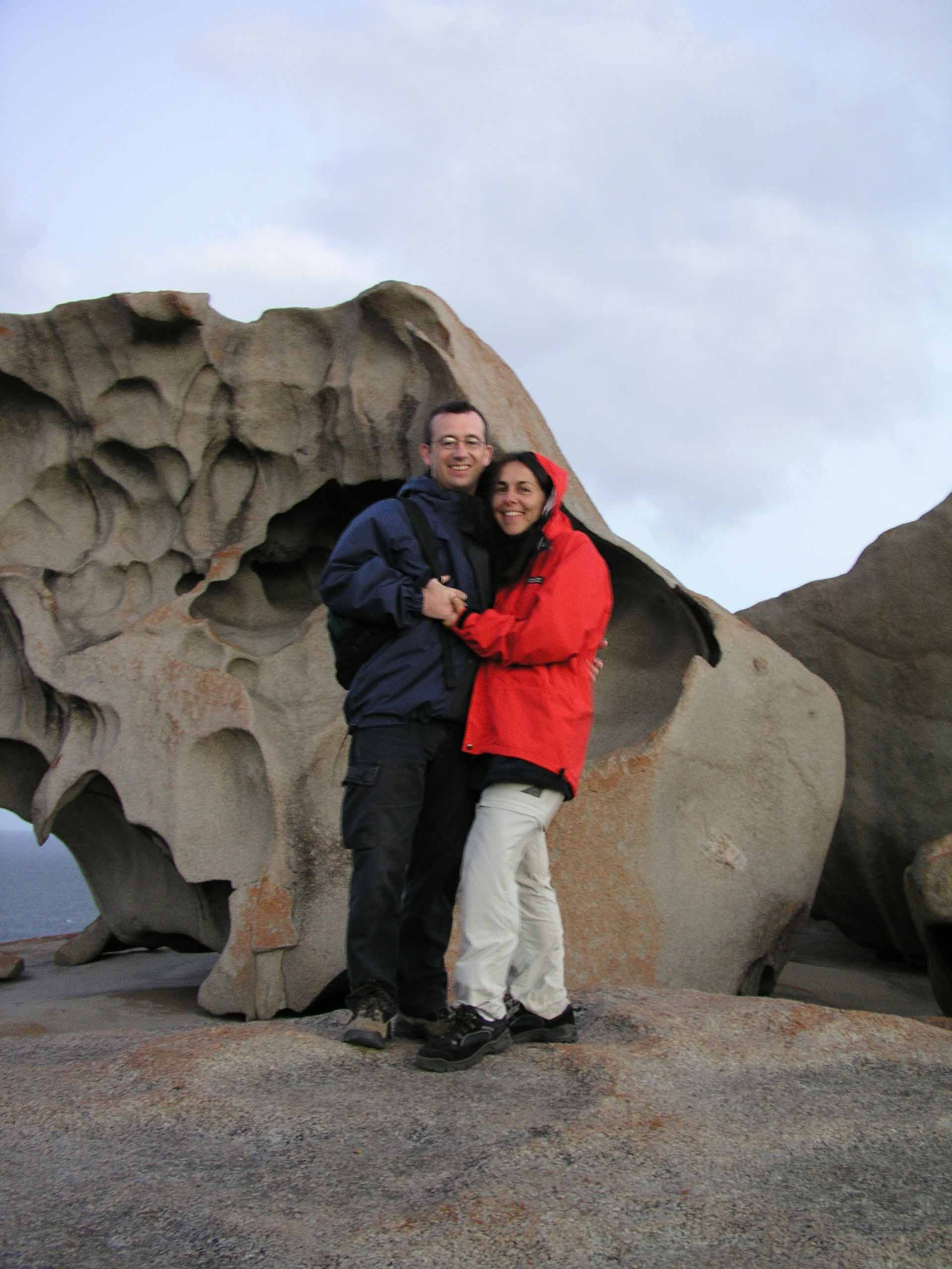 Us two on the Remarkable Rocks - 28 Feb 04