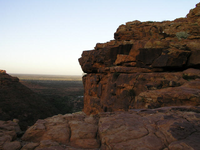 From the top of King's Canyon.
