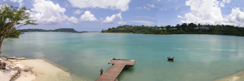 Panorama of Fatumaru Bay
