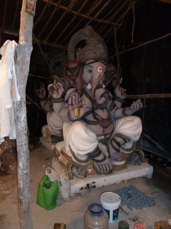 A Ganesh waiting to be painted