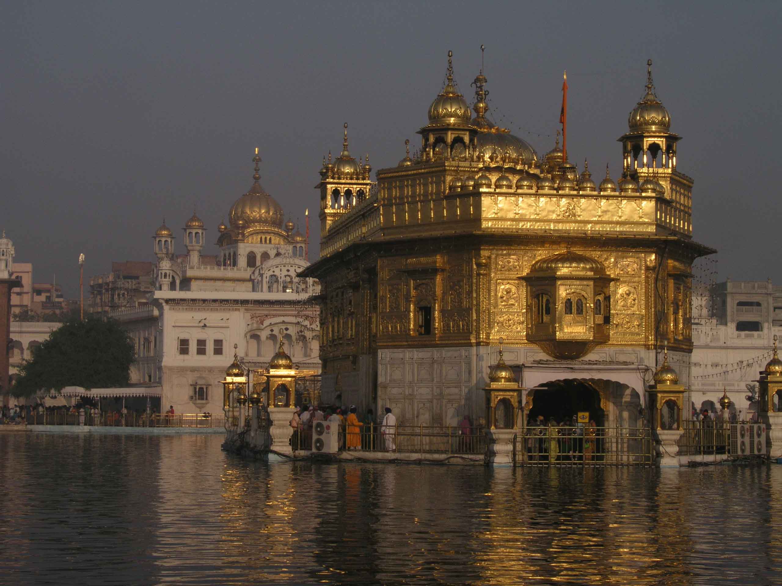 The Golden Temple shortly after sunrise