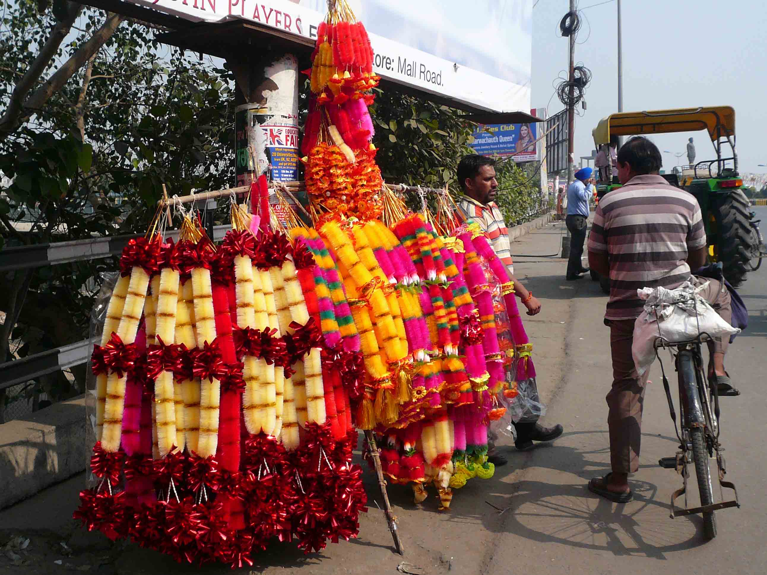 Diwali decoration seller