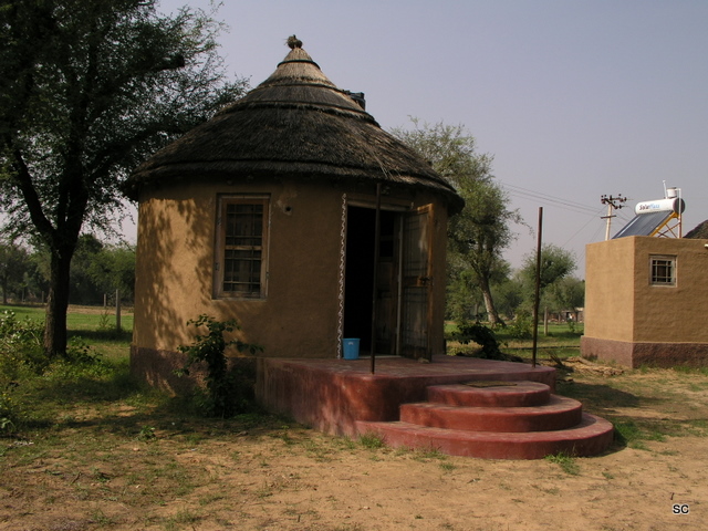 Our mud hut