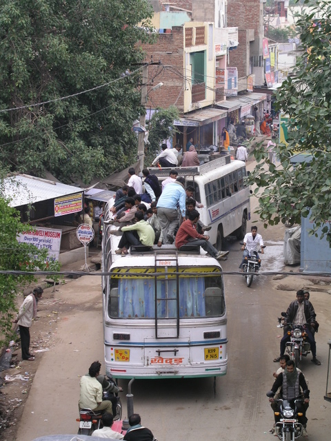 One of those rickety buses