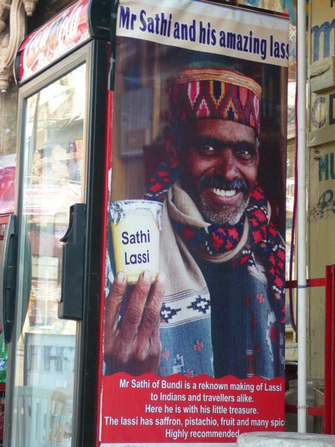Mr Sathi's famous Lassi of Bundi