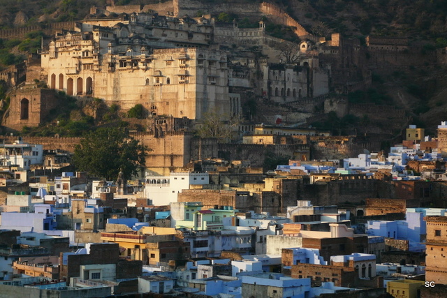 Bundi town and fort