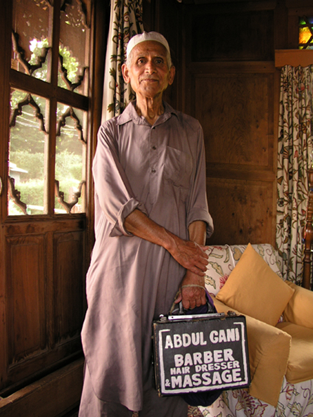 Mr Abdul Gani - mallishwallah and barber!