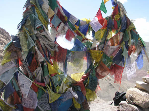 Prayer Flags on final pass of Sham Trek