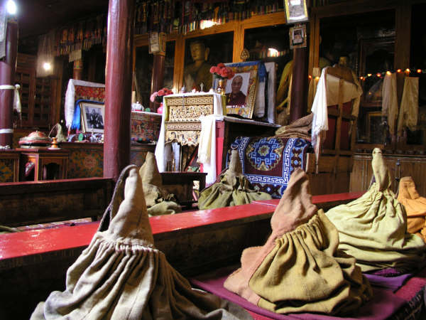 Monks robes at Liker Monastery