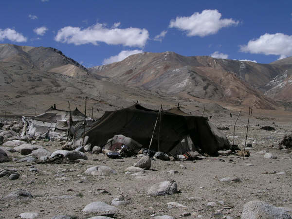 Nomads camping nearby at Korzok Dog