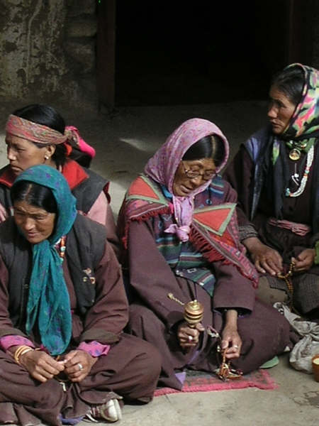 Nomads on pilgrimage at Korzok