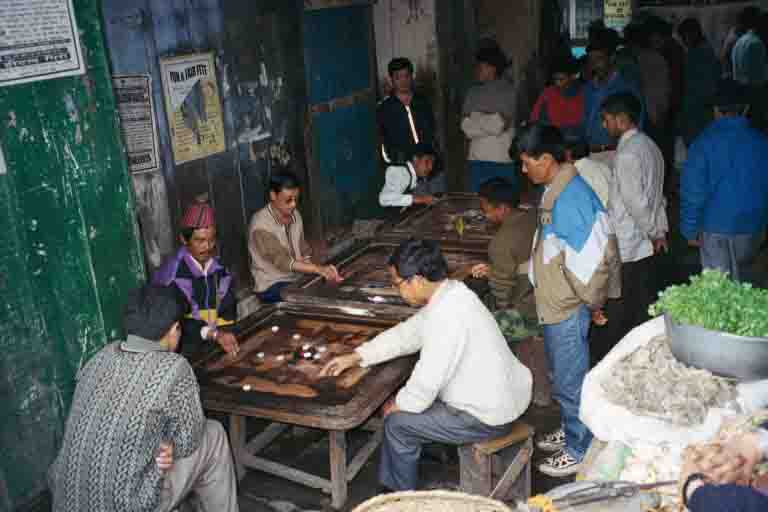 The curumba games hall, downtown Darjeeling