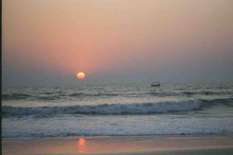 A Benaulim sunset from Tito's