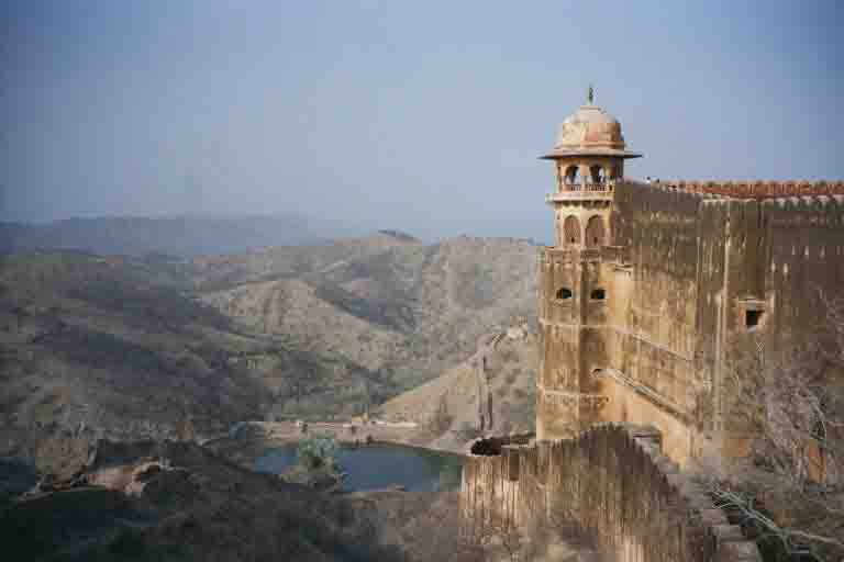 The maharajah's tank from Tiger Fort, Jaipur