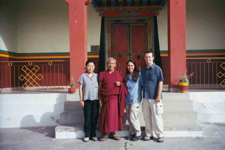 Yeshe Lama, Lhanzi, Sue and Nathan